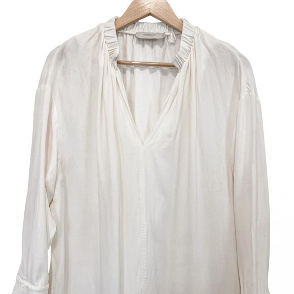 AGNONA Wool Blend Open Sides Tunic In Cream Size IT46 US10 - Picture 5 of 13